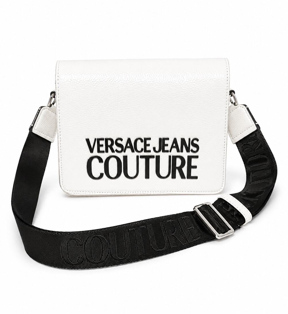 Versace Jeans collection black&  White Crossbody Bag